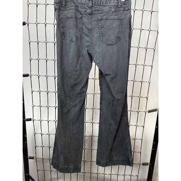 J. Jill Womens Flare Leg Stretch Jeans Size 14 Gray 99% Cotton 1% Lycra - Picture 13 of 16